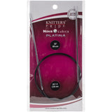 Knitter's Pride-Cubics Platina Fixed Circular Needles 32"