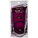 Knitter's Pride-Cubics Platina Fixed Circular Needles 32"