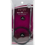 Knitter's Pride-Cubics Platina Fixed Circular Needles 40"