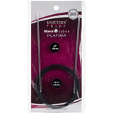 Knitter's Pride-Cubics Platina Fixed Circular Needles 47"