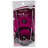 Knitter's Pride-Cubics Platina Fixed Circular Needles 47"