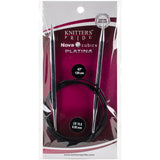 Knitter's Pride-Cubics Platina Fixed Circular Needles 47"