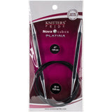 Knitter's Pride-Cubics Platina Fixed Circular Needles 47"