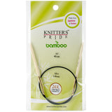 Knitter's Pride-Bamboo Fixed Circular Needles 16"