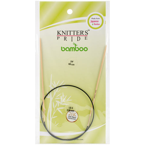 Knitter's Pride-Bamboo Fixed Circular Needles 24"