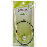 Knitter's Pride-Bamboo Fixed Circular Needles 24"