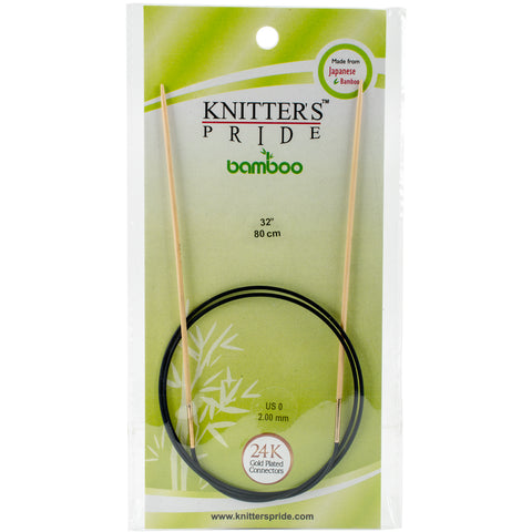 Knitter's Pride-Bamboo Fixed Circular Needles 32"