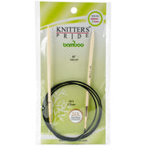 Knitter's Pride-Bamboo Fixed Circular Needles 40"