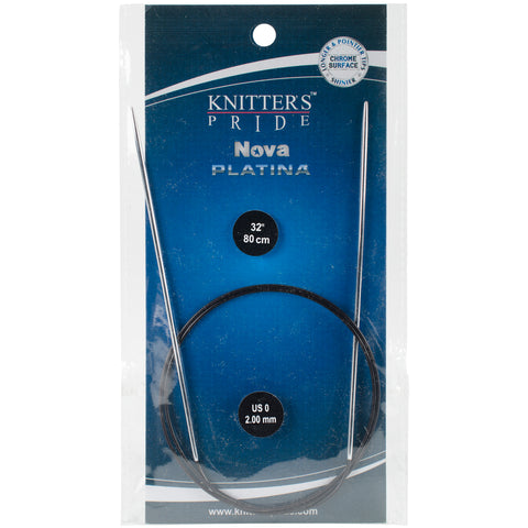 Knitter's Pride-Nova Platina Fixed Circular Needles 32"