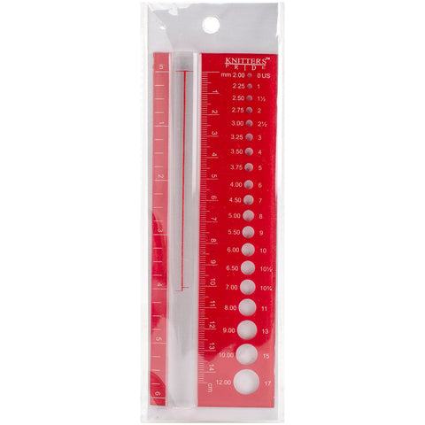 Knitter's Pride-Rectangle Needle Gauge