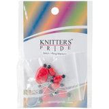 Knitter's Pride Zooni Stitch Markers W/Colored Beads 7/Pkg