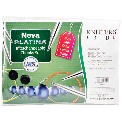 Knitter's Pride-Nova Platina Chunky Interchangable Set