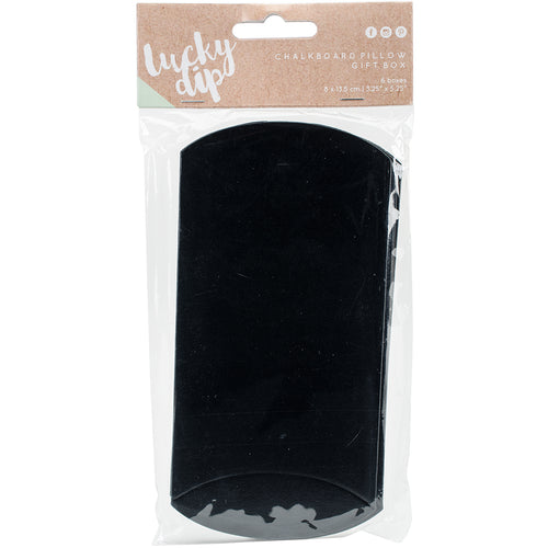 Kaisercraft Lucky Dip Chalkboard Pillow Gift Boxes 3.25"X5.2