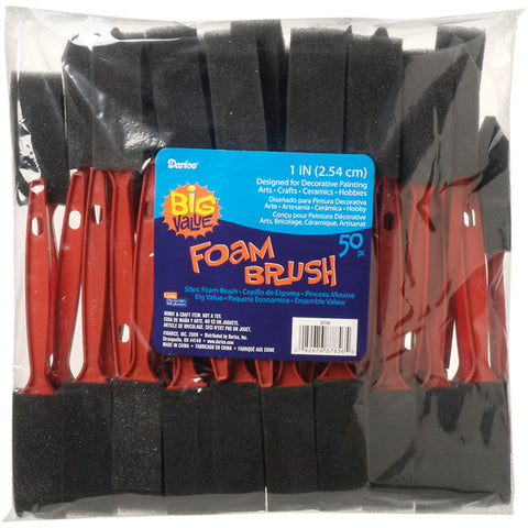 Foam Brushes 50/Pkg