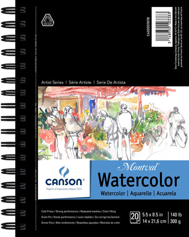 Canson Watercolor Pad 5.5&quot;X8.5&quot;