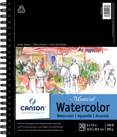Canson Watercolor Pad 9&quot;X12&quot;