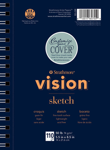 Strathmore Vision Fine Tooth Sketch Pad 5.5"X8.5"