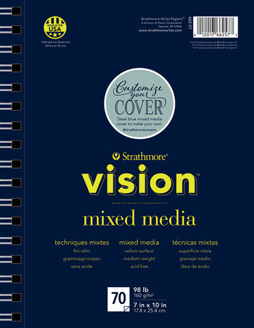 Strathmore Vision Vellum Mixed Media Pad 7"X10"