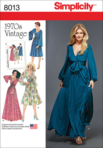 Simplicity Misses Vintage 1970S Dresses