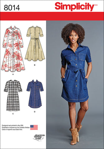 Simplicity American Sewing Guild Misses & Miss Petite Dress