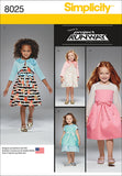 Simplicity Project Runway Toddler & Girl Dress With Bolero