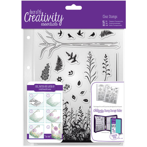 Creativity Essentials A5 Clear Stamp Set 20/Pkg
