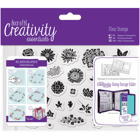 Creativity Essentials A6 Clear Stamp Set 30/Pkg