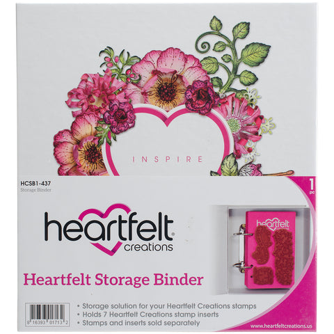 Heartfelt Creations Storage Binder 8.25"X9"X3"