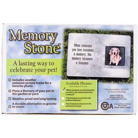 Memory Stone Marker W/Poem
