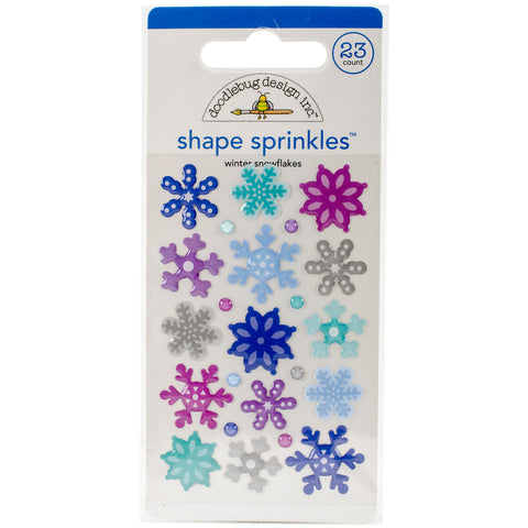Doodlebug Sprinkles Adhesive Glossy Enamel Embellishments