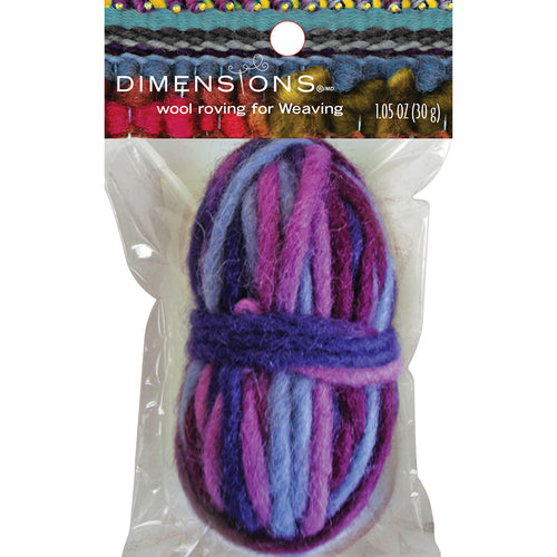 Dimensions Purple Variegated Pencil Roving For Weaving