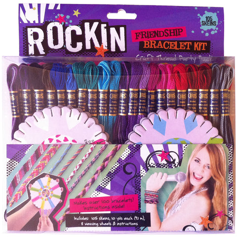 Iris Rockin Friendship Bracelet Thread Party Pack Kit