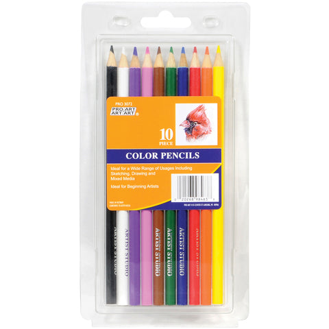 Pro Art Color Pencil Set 10/Pkg