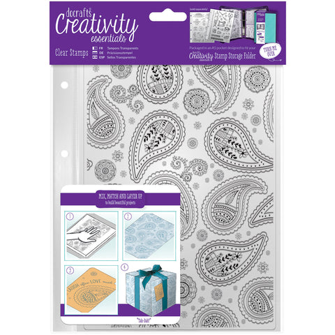 Creativity Essentials A5 Clear Background Stamp