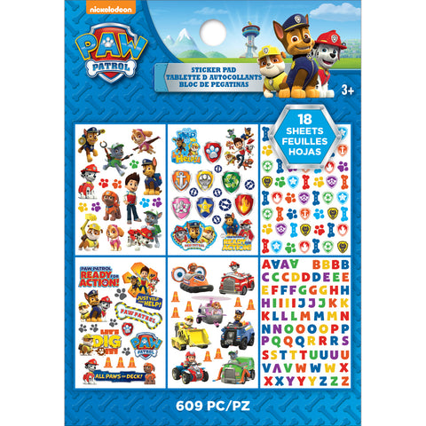 Nickelodeon Paw Patrol Sticker Pad