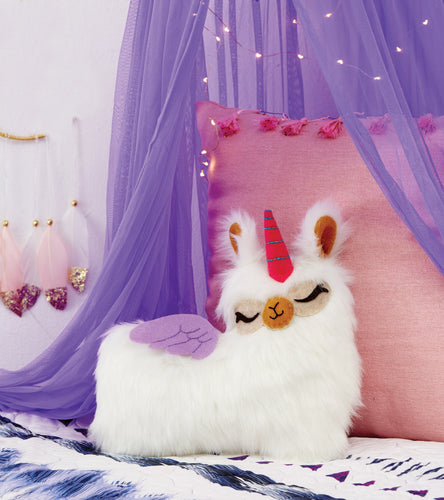 Sew Your Own Furry Llama Pillow Book Kit