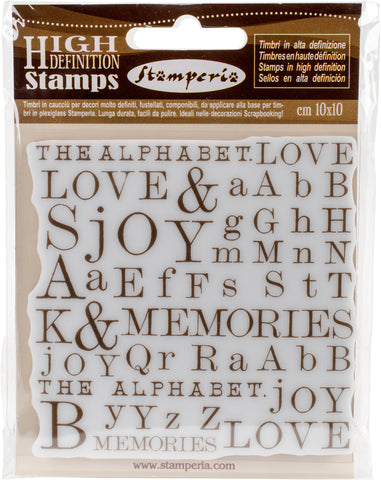 Stamperia Cling Stamp 4"X4"
