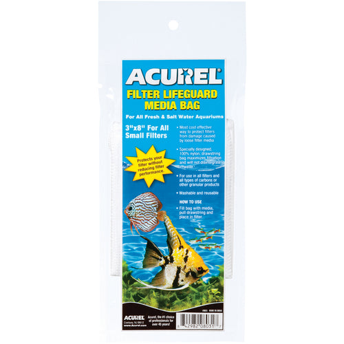 Acurel Filter Lifeguard Media Bag 3&quot;X8&quot;