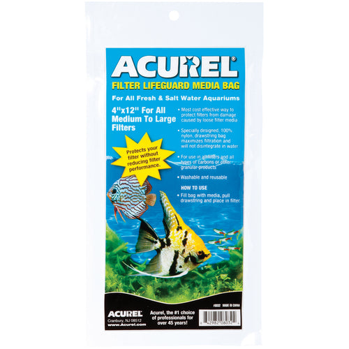 Acurel Filter Lifeguard Media Bag 4&quot;X12&quot;