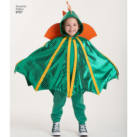 Simplicity Childs Cape Costumes