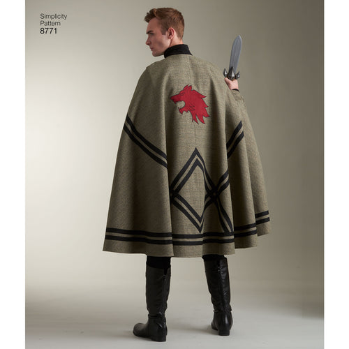 Simplicity Andrea Schewe Adult Capes Tabards With Appliques