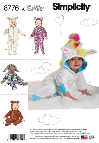 Simplicity Baby Costumes