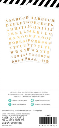 Heidi Swapp Emerson Lane Stickers 140/Pkg