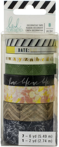 Heidi Swapp Emerson Lane Washi Tape Rolls 8/Pkg