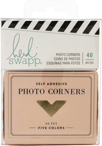 Heidi Swapp Emerson Lane Photo Corners 40/Pkg