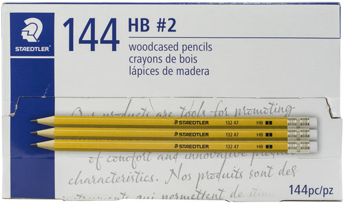 Yellow Pencils HB #2 Class Pack 144/Pkg