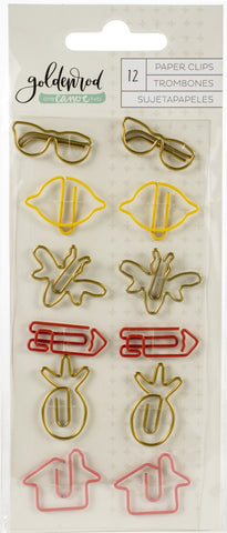 One Canoe Two Goldenrod Paper Clips 12/Pkg