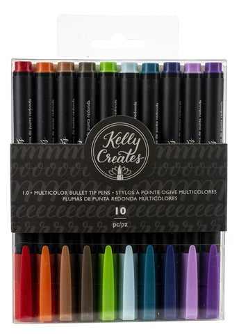 Kelly Creates Bullet Tip Pens 10/Pkg