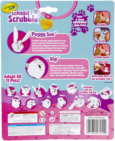 Crayola Scribble Scrubbie Pets 6/Pkg