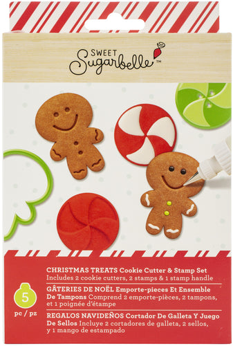 Sweet Sugarbelle Cookie Cutter & Stamp Set 5/Pkg